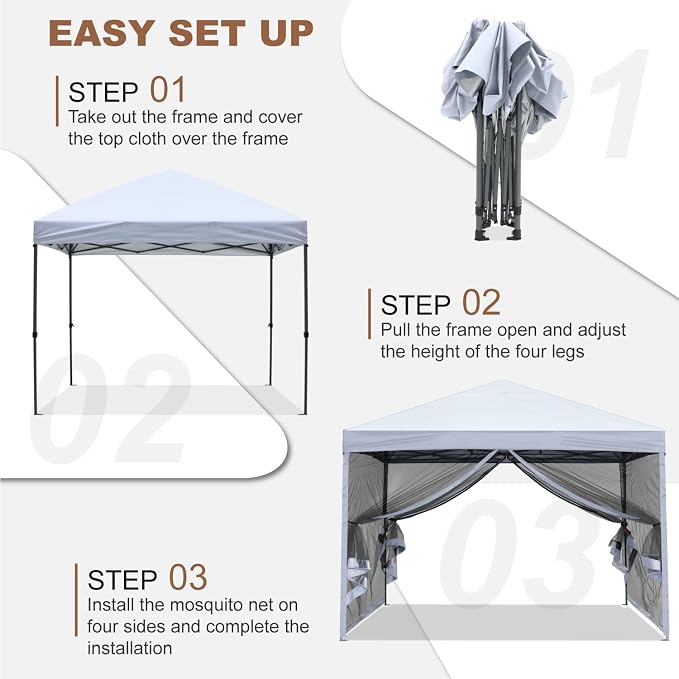 MASTERCANOPY Pop-Up Setup Outdoor Canopy - Image 3