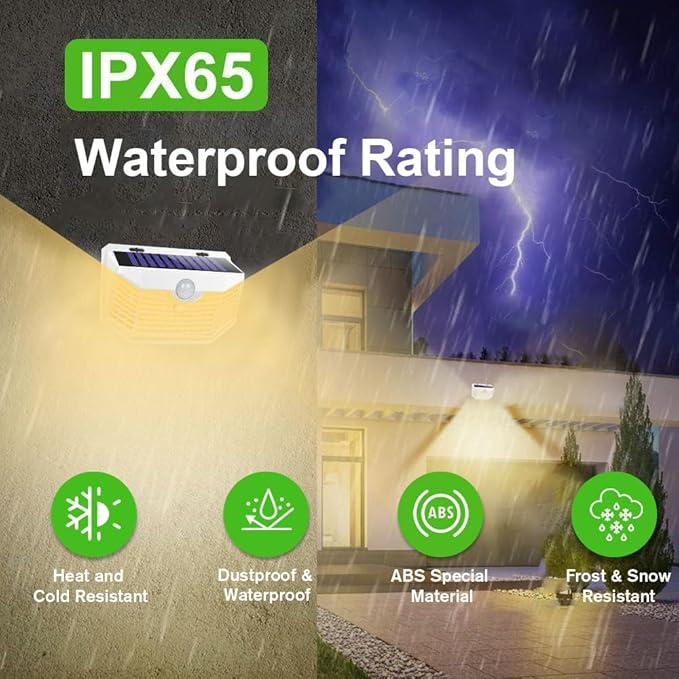 HMCITY 120 LED Solar Lights Outdoor - Image 5