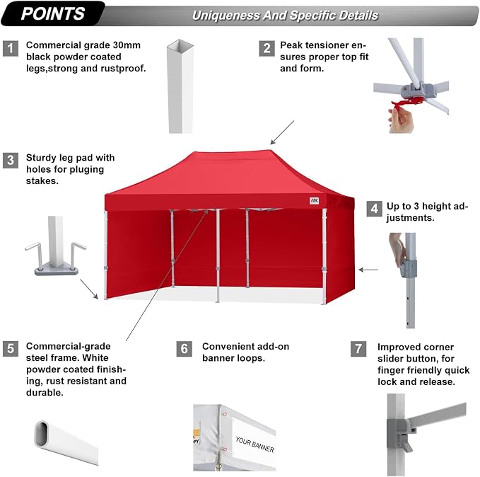 ABCCANOPY Easy Pop Up Canopy Tent - Image 2