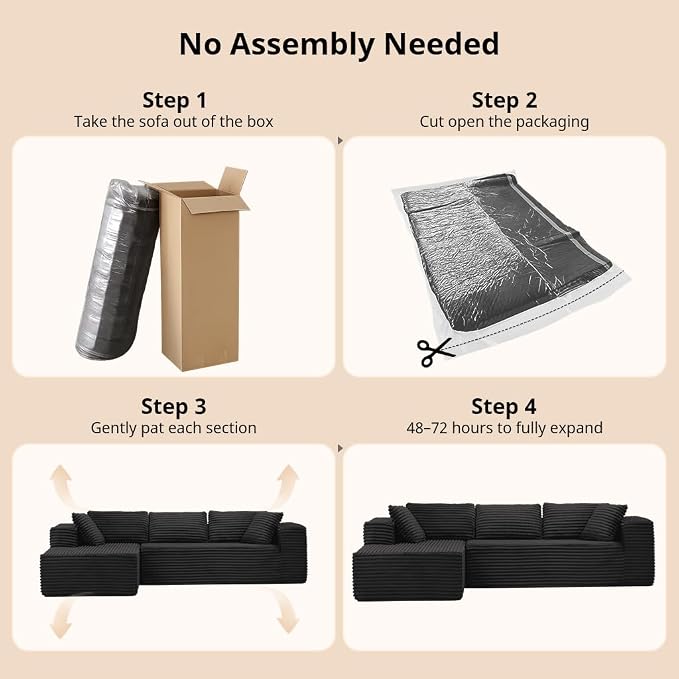 COMHOMA 105”Modular Sectional Sofa - Image 9