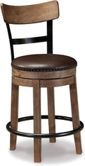 Signature Design by Ashley Pinnadel |24.25" Counter-Height Swivel Bar Stool – by SignatureDesignbyAshley