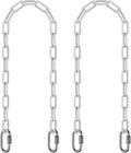 SELEWARE 2 Pack Hanging Swing Chains Kit, 60 Inch Plastic Coated Hanging Chains by SELEWARE