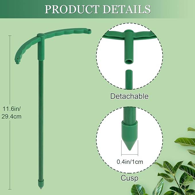 24Pcs Plant Support Stakes, Half Round Plant Stakes - Image 4