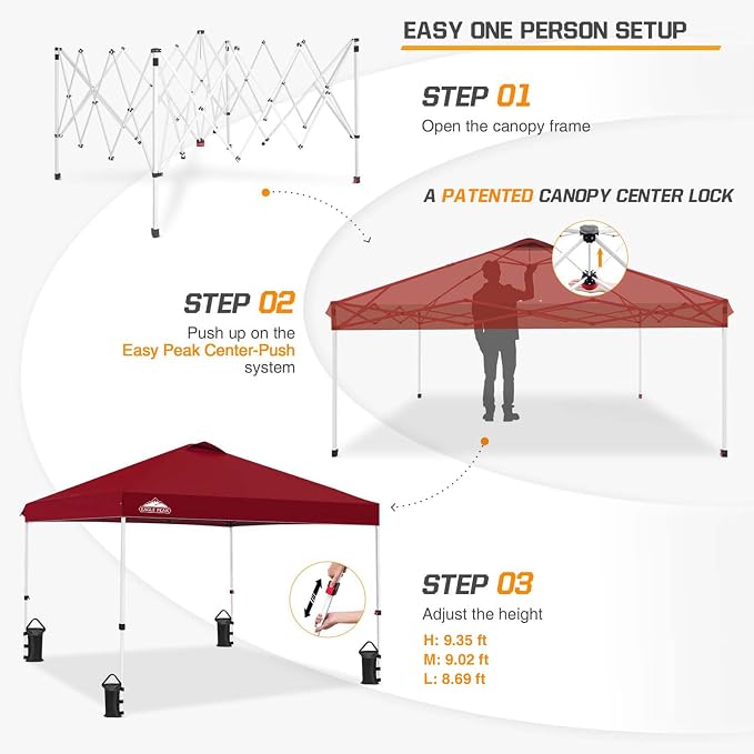 EAGLE PEAK Pop Up Canopy Tent - Image 7