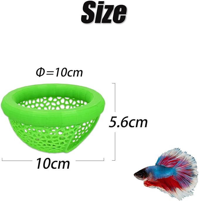 Aquarium Floating Betta Fish Skins, Betta or Shrimp Feeder, Cave and Hammock - Image 3