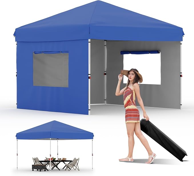 Garvee 10x10 Pop Up Canopy Tent, Heavy Duty Commercial Instant Shelter by Garvee