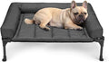 Veehoo Cooling Elevated Dog Bed Add Removable Waterproof Bolster Cushion Mat by Veehoo