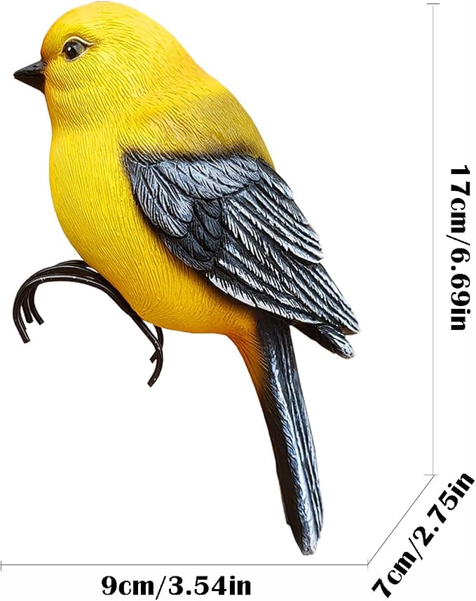 Garden Bird Statue Flower Pot Hugger Outdoor Decor - Image 2