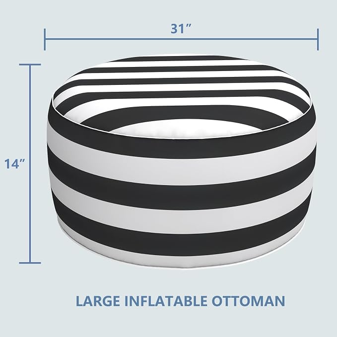 LVTXIII Inflatable Stool Ottoman Footrest - Image 3