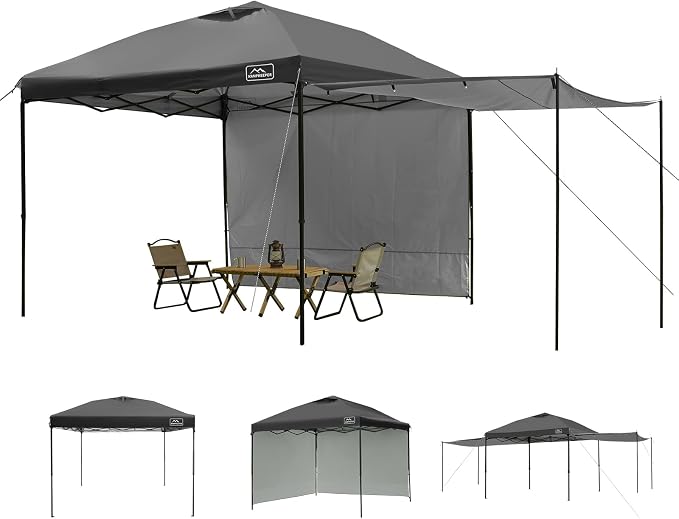KAMPKEEPER 10x10 Easy Pop Up Canopy Tent by KAMPKEEPER