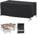 Velway Patio Furniture Cover Outdoor, Waterproof Rectangular Patio Table Chair by Velway