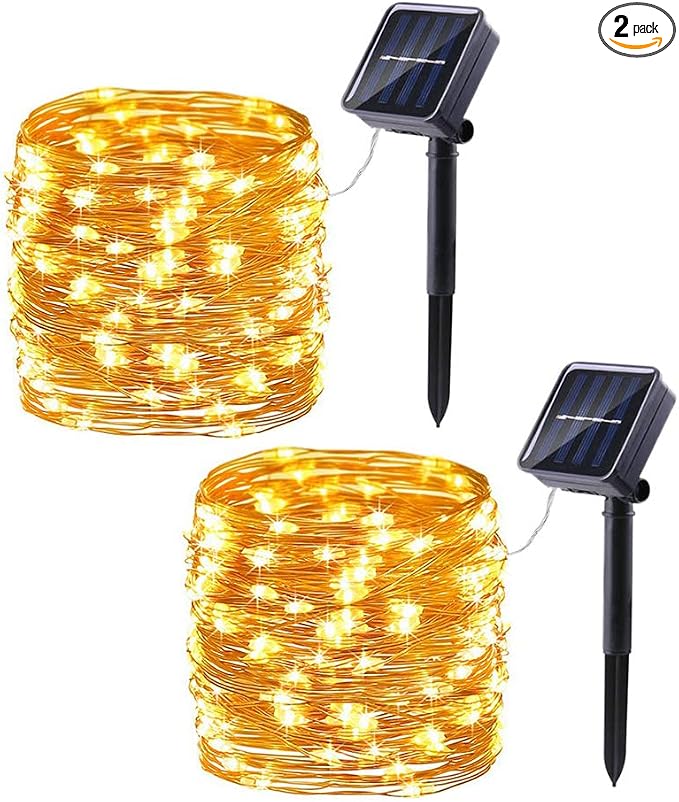 Lomotech Solar String Lights Outdoor by Lomotech