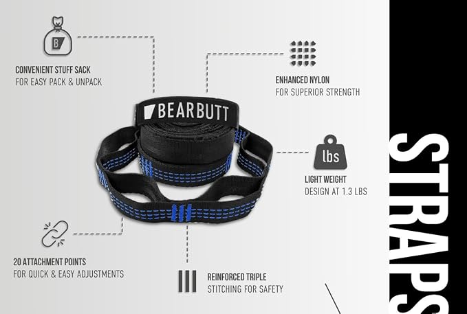 Bear Butt Kodiak Hammock Straps - Image 2
