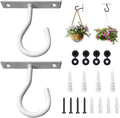 2Pack 2.5Inch Ceiling Hooks for Hanging Plant, Hanger for Indoor and Outdoor by AnDocK
