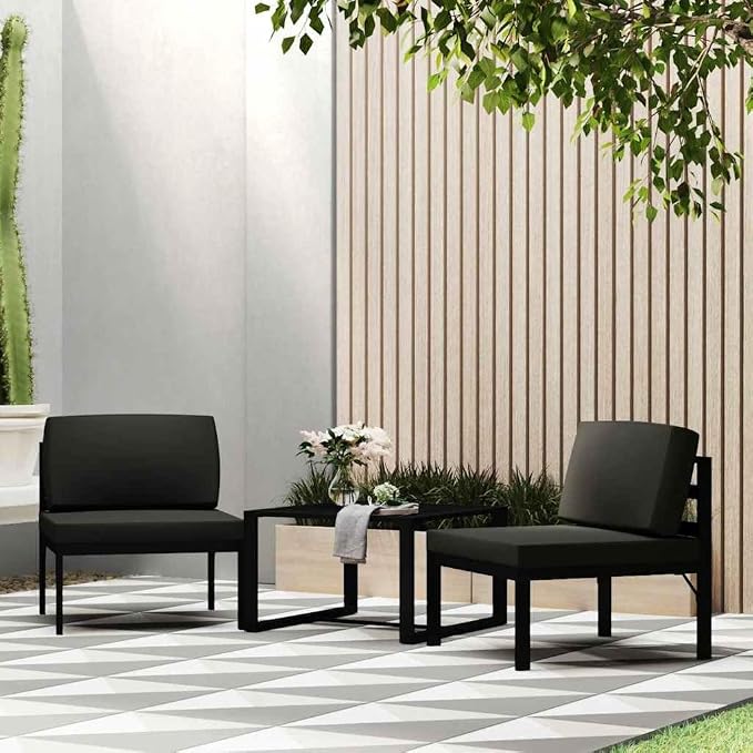 vidaXL Sectional Middle Sofa Anthracite - Image 2