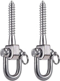 SELEWARE 2 Pack Swing Hangers Swing Set Hooks Stainless Steel Hammock Hooks by SELEWARE