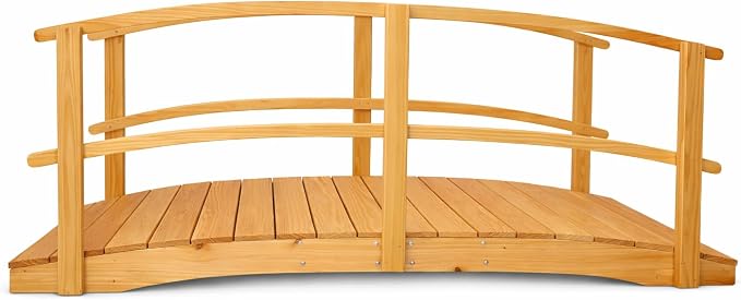 10 FT NATURAL Amish Made Garden Bridge by Unknown