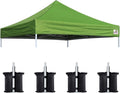 Eurmax USA New 10x10 Pop Up Canopy Replacement Canopy Tent Top Cover, Instant by Eurmax