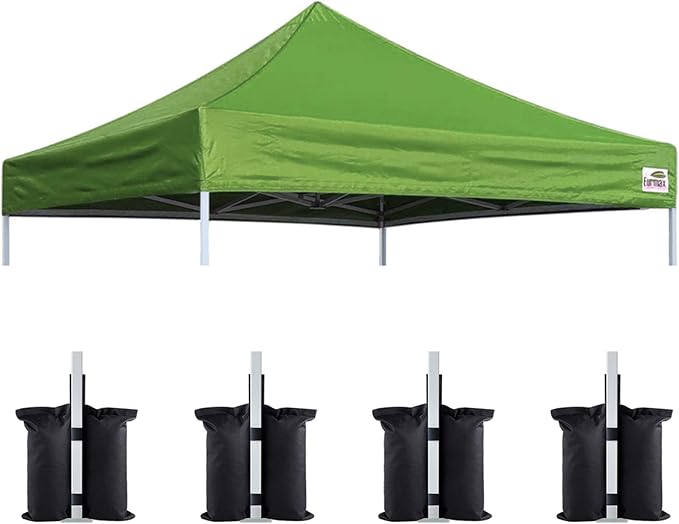 Eurmax USA New 10x10 Pop Up Canopy Replacement Canopy Tent Top Cover, Instant by Eurmax