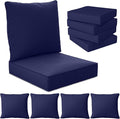 22" x 22" x 6" Outdoor Deep Seat Cushions Set by Unknown