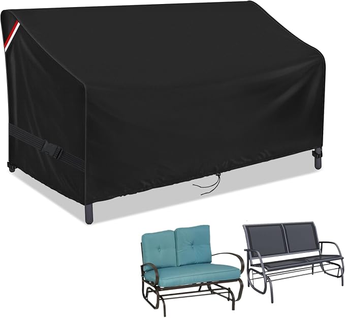 Outdoor Loveseat Cover, 2-Person Waterproof Patio Glider Covers by Yourpatiocoverexpert