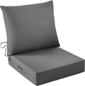 Outdoor Seat Cushion Set, Waterproof & Fade Resistant Patio Chair Cushions by IASEAHK