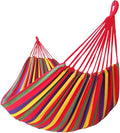 Brazilian Double Hammock 2 Person Extra Large Canvas 250x160cm Total Length by GOCAN