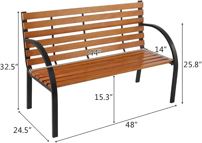 Outvita Garden Bench, Outdoor Seating - Image 3