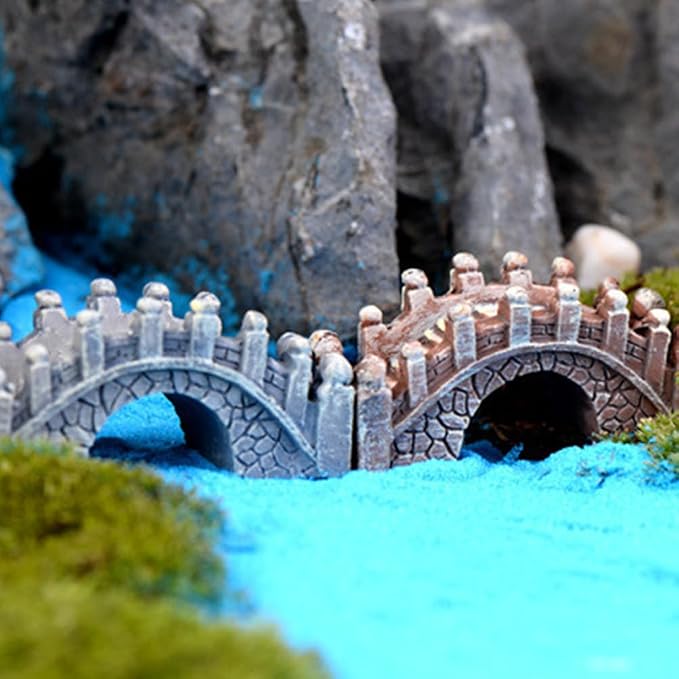 STOBOK 20 Pcs Miniature Fairy Garden Arch Bridge Figurines Figurines Micro - Image 5