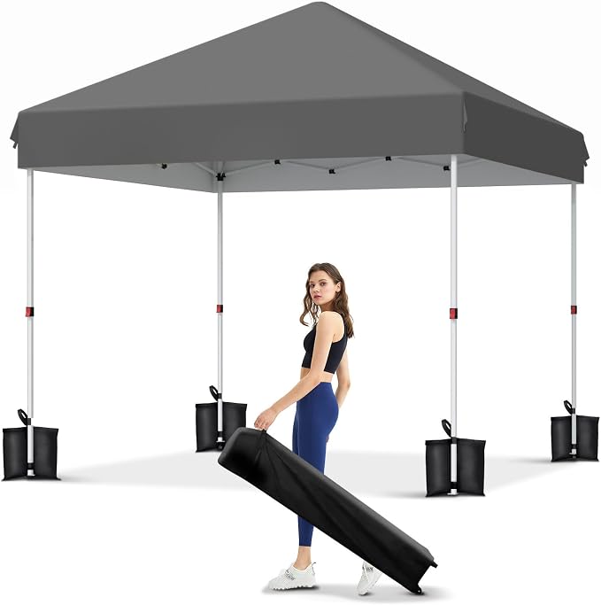 Garvee 10x10 Pop Up Canopy Tent, Heavy Duty Commercial Instant Shelter by Garvee