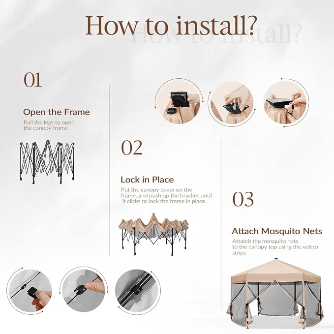 Quictent 13'x13' Pop up Screened Canopy Tent - Image 6