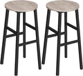 Bar Stools, 28 Inch Kitchen Breakfast Bar Stools, Industrial Stools, Easy by MAHANCRIS