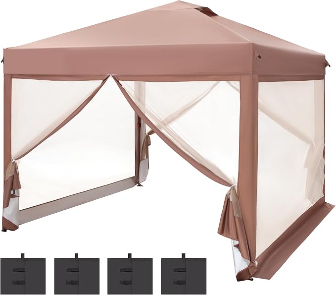 PHI VILLA 10 x 10 Pop Up Canopy Tent by PHIVILLAThepioneerofcomfortablehouseholdsupplies