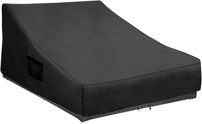 Outdoor Rattan Sunbed Cover, 600D tear resistant, UV resistant, rattan sofa by WORUO