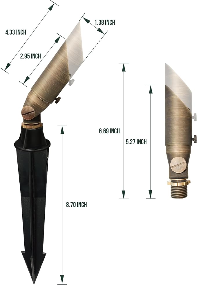 GKOLED Low Voltage Solid Brass LED Spotlight - Image 6
