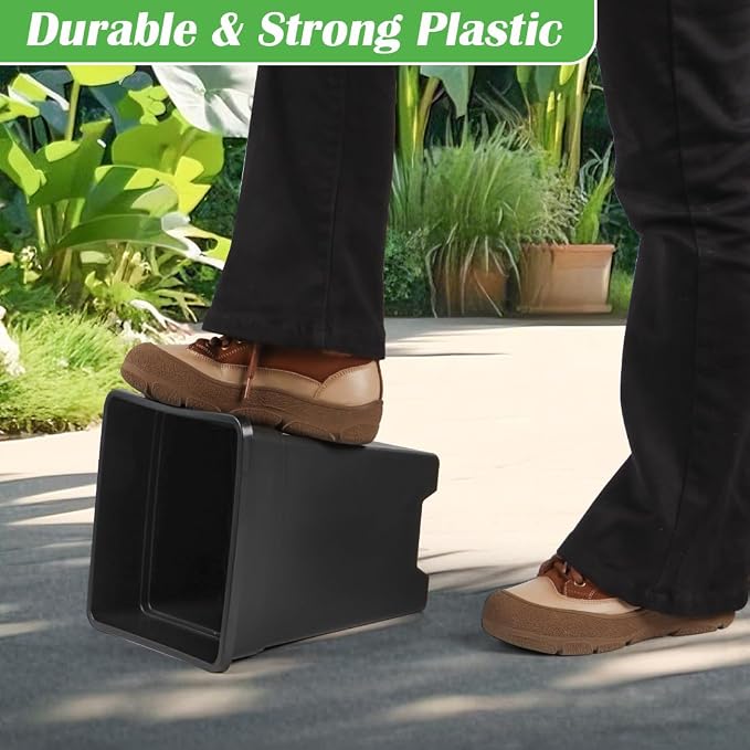 BTPLASTIK 9 Inch Square Planters - Image 5