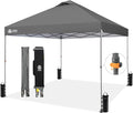 CROWN SHADES Adjustable Height on The Fly, 10x10 Pop Up Canopy by CrownShades