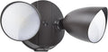 LUTEC 3500 Lumen 32 Watt 28 LED Dual-Head Floodlight Outdoor, Full Metal Design by LUTEC
