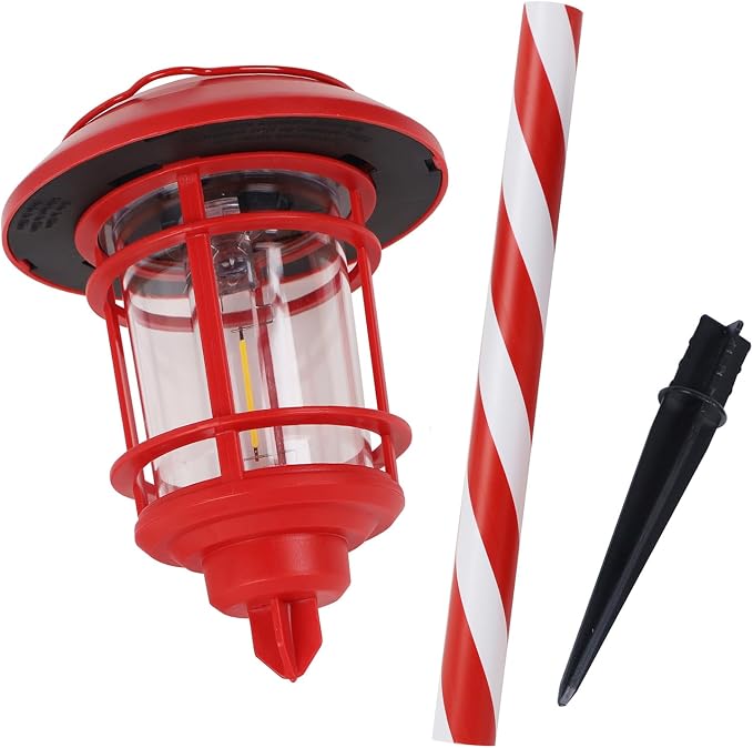 Dynaming 6 Pack Dual Use Solar Christmas Path Lights Outdoor, Hanging Lantern - Image 8