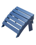 VEVOR Adirondack Ottoman, 15.7L x 18.9W x 13H Inch HDPE Plastic Folding by VEVOR
