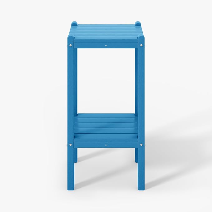 WestinTrends Malibu 36" Outdoor Adirondack HDPE 2-Tier Patio Side Table by WestinTrends