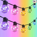 Outdoor String Lights, 25ft 20 Bulbs LED Color Changing Hanging Lights Dimmable by KEPSTARS