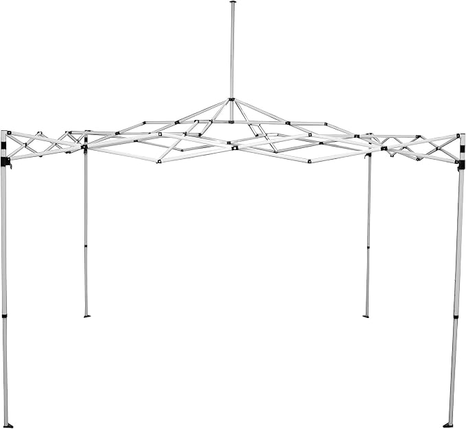 Caravan Canopy 12 by 12 Foot Polyester Straight Steel Leg Instant Pop Up Canopy - Image 6