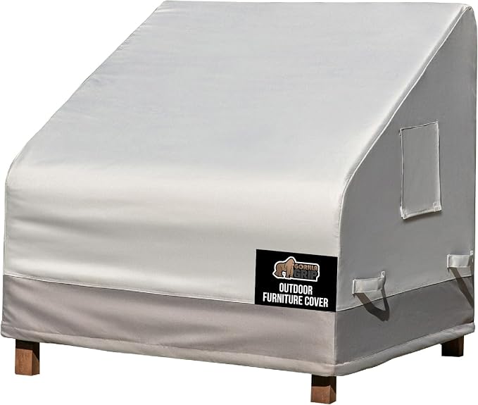 GORILLA GRIP Waterproof Medium Outdoor Patio Chair Cover, 30 Inch, Heavy Duty by GorillaGrip