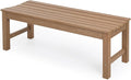 Stoog Outdoor Bench, 2-Person Outdoor Poly Lumber Backless Bench, Weatherproof by Stoog