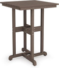37.5" H Outdoor Bar Table，HDPE Bar Height Table by HOMENJOY