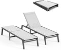 Patio Chaise Lounge Chair, Foldable Lounge Chair by CIOKEA
