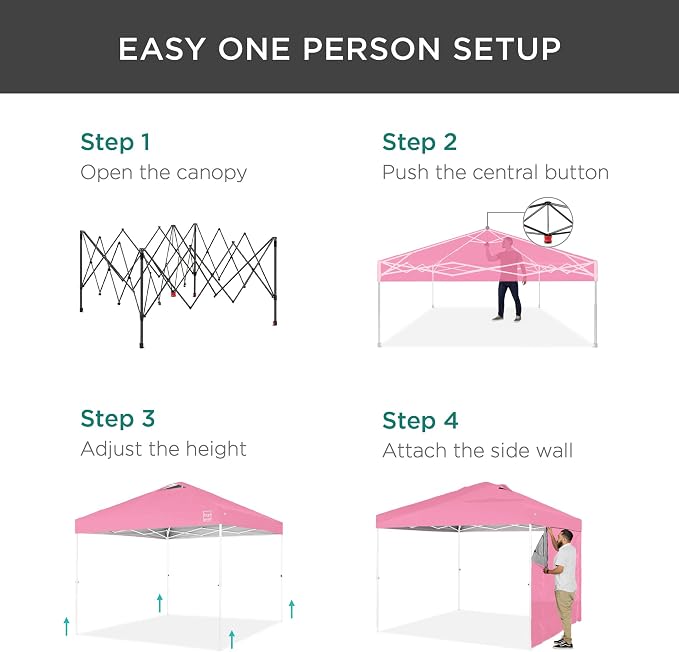 Best Choice Products 10x10ft Pop Up Canopy Tent - Image 4
