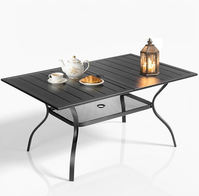 VINGLI 59" Rectangle Patio Table by VINGLI