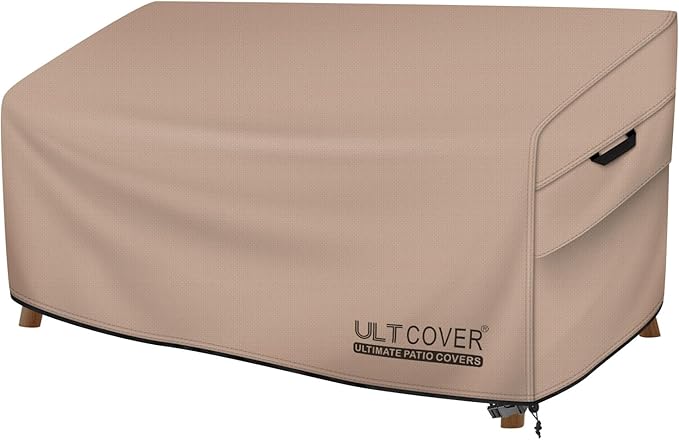 ULTCOVER Patio Furniture Sofa Cover 74W x 35D x 35H inch Waterproof Outdoor by ULTCOVER